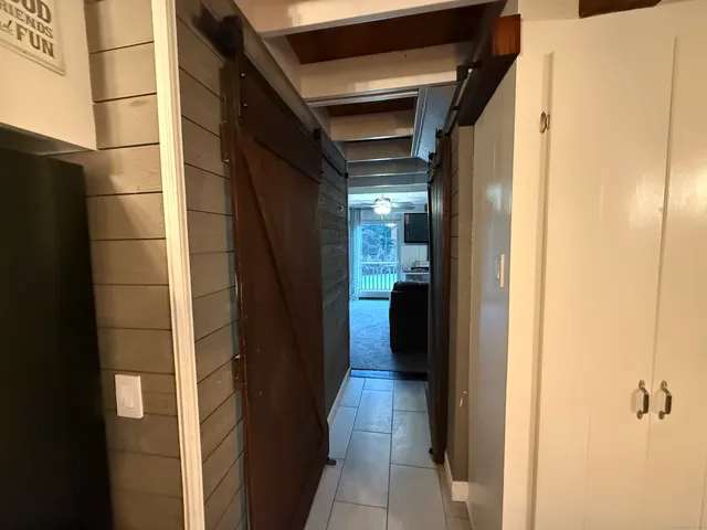 a view of a walk in closet