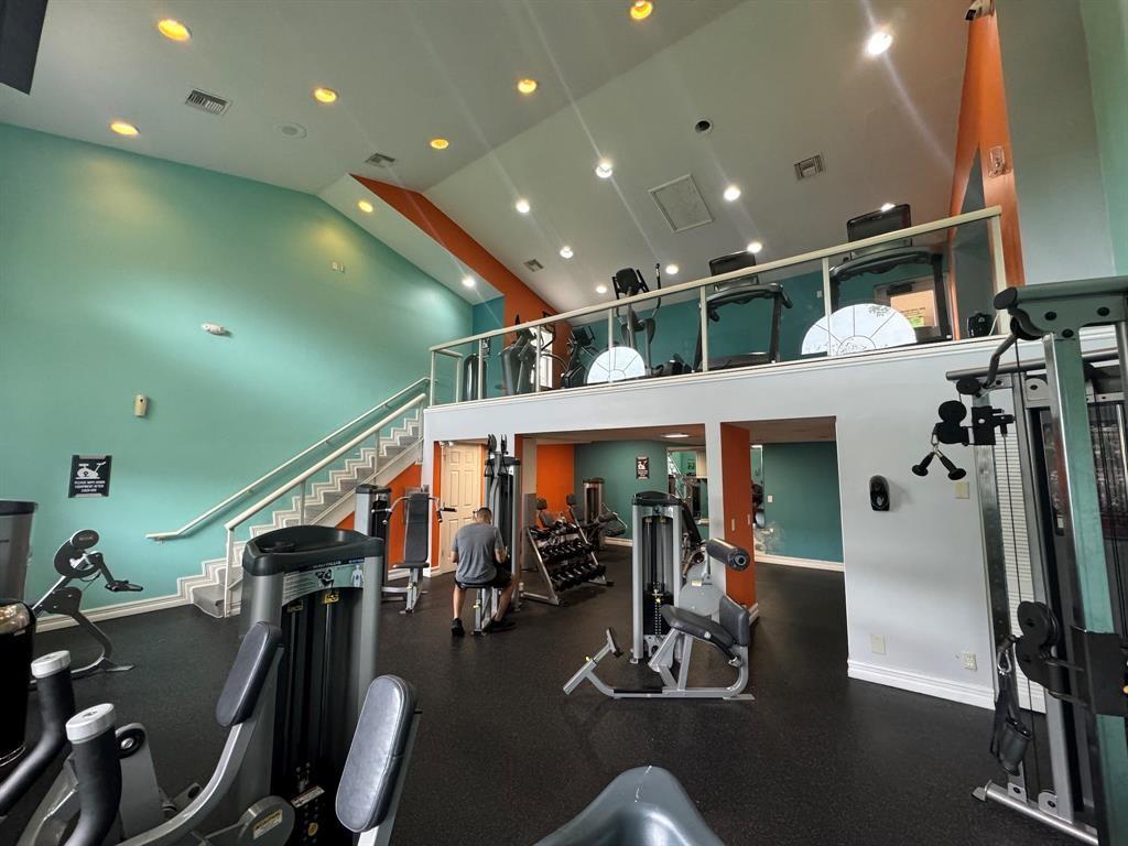 8701 Wiles Road, Unit 108 Coral Springs, FL 33067 - Photo 15 of 15 a view of a room with gym equipment