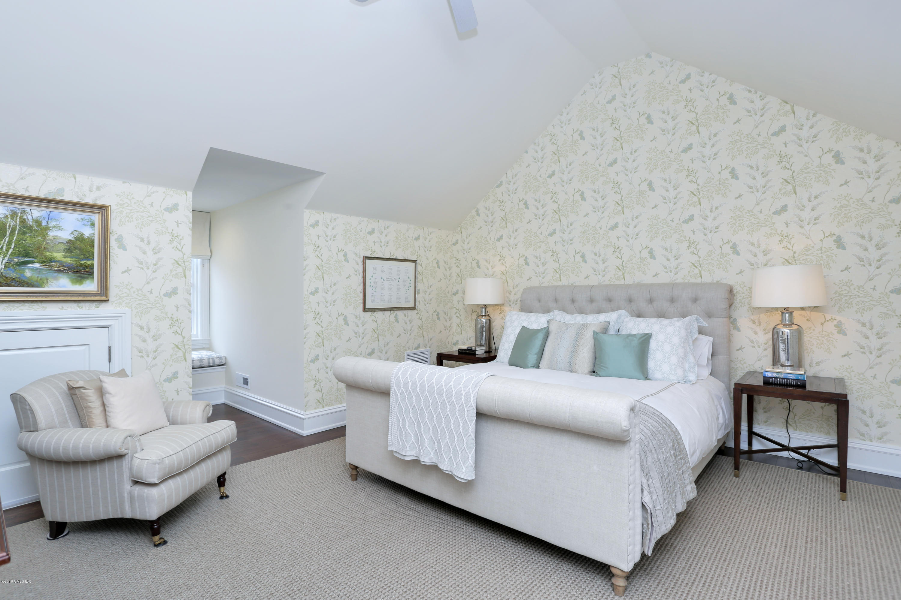 751 Lake Avenue Greenwich, CT 06830 - Photo 23 of 38 a bedroom with bed and a couch