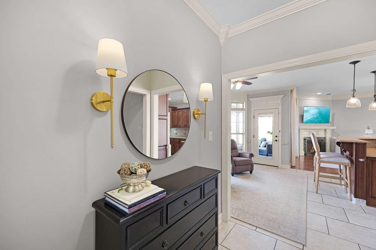 621 Wortham Cemetery Road Bells, TN 38006 - Photo 20 of 25 Corridor featuring crown molding and light tile patterned flooring