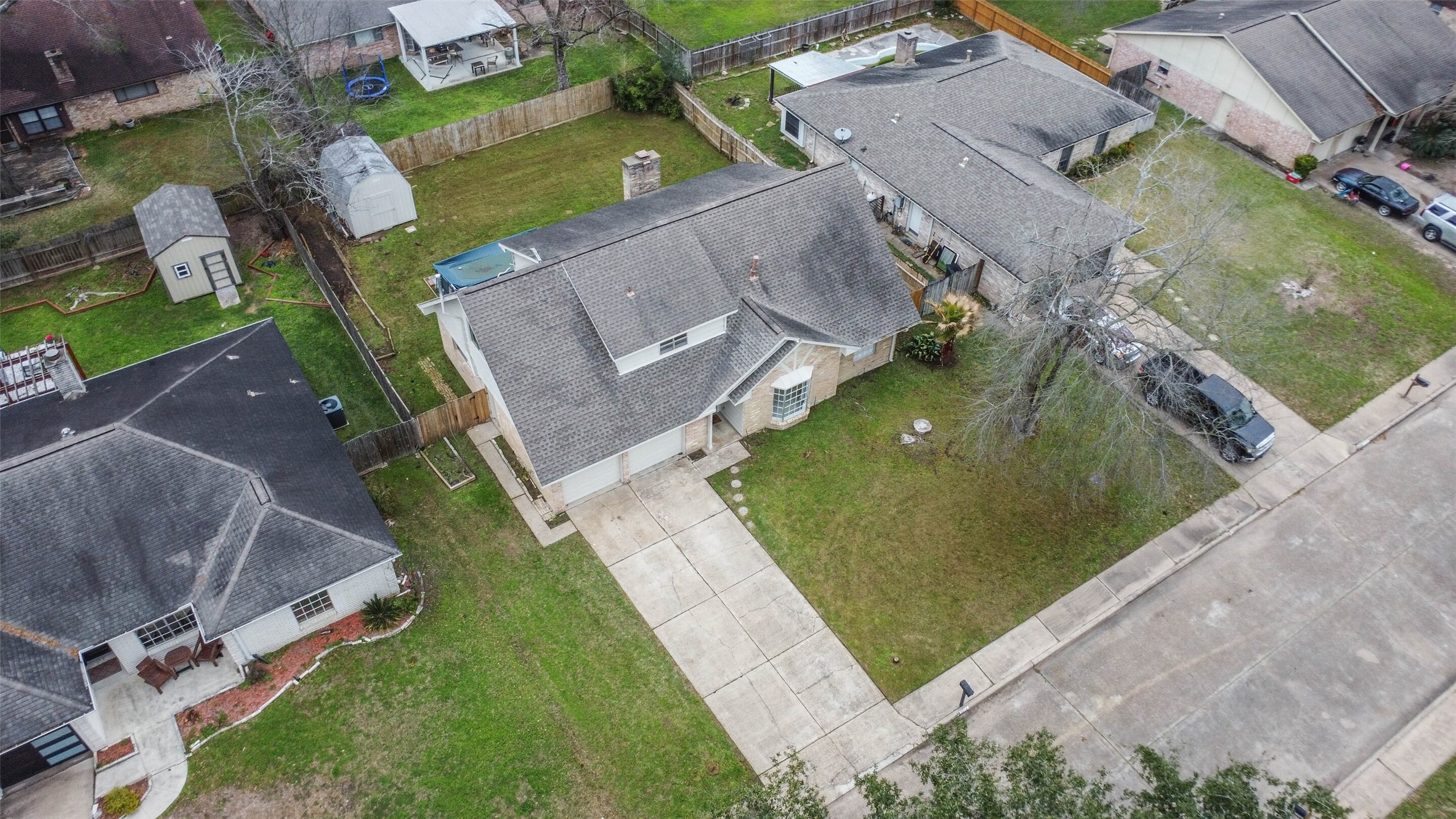 9614 Ballin David Drive Spring, TX 77379 - Photo 40 of 40 an aerial view of a house