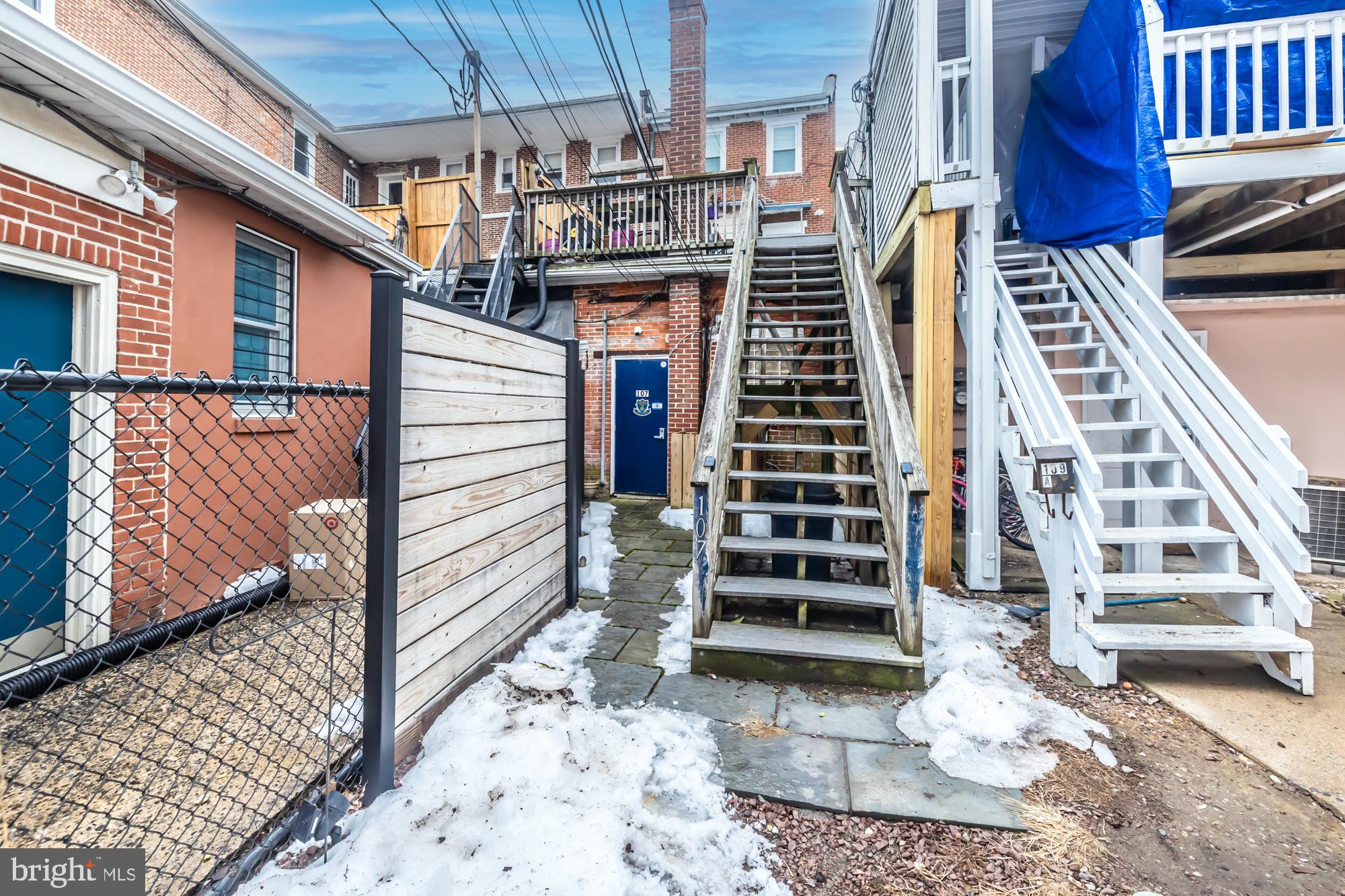 107 West State Street Kennett Square, PA 19348 - Photo 24 of 52 a view of a balcony with stairs