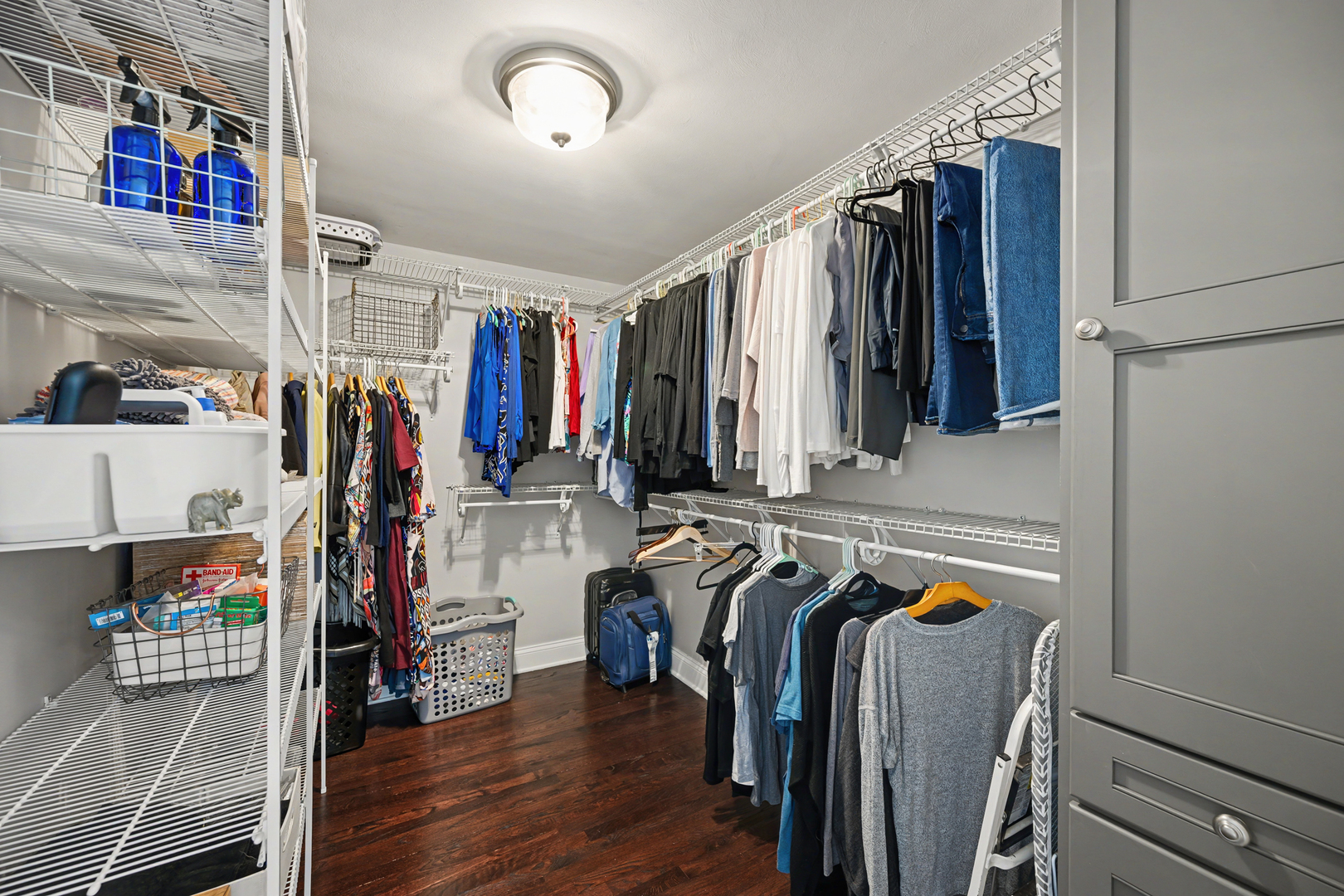 3S171 Arboretum Road Glen Ellyn, IL 60137 - Photo 19 of 41 a view of walk in closet with clothes and shoes