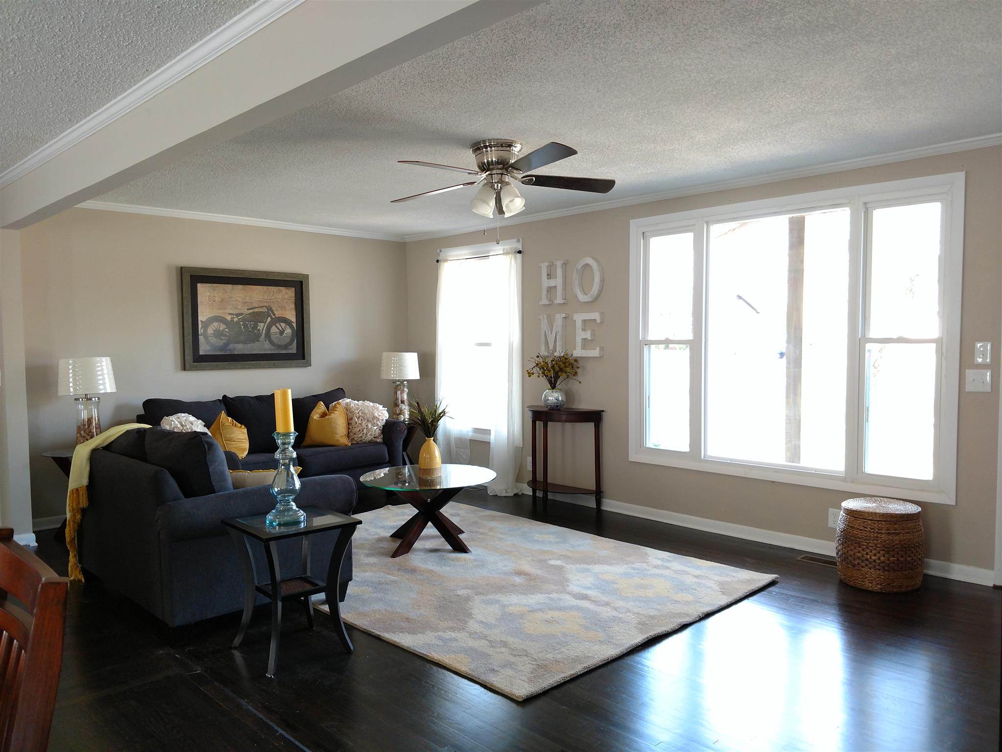 308 Notgrass Road Clarksville, TN 37042 - Photo 5 of 19 a living room with furniture and a wooden floor