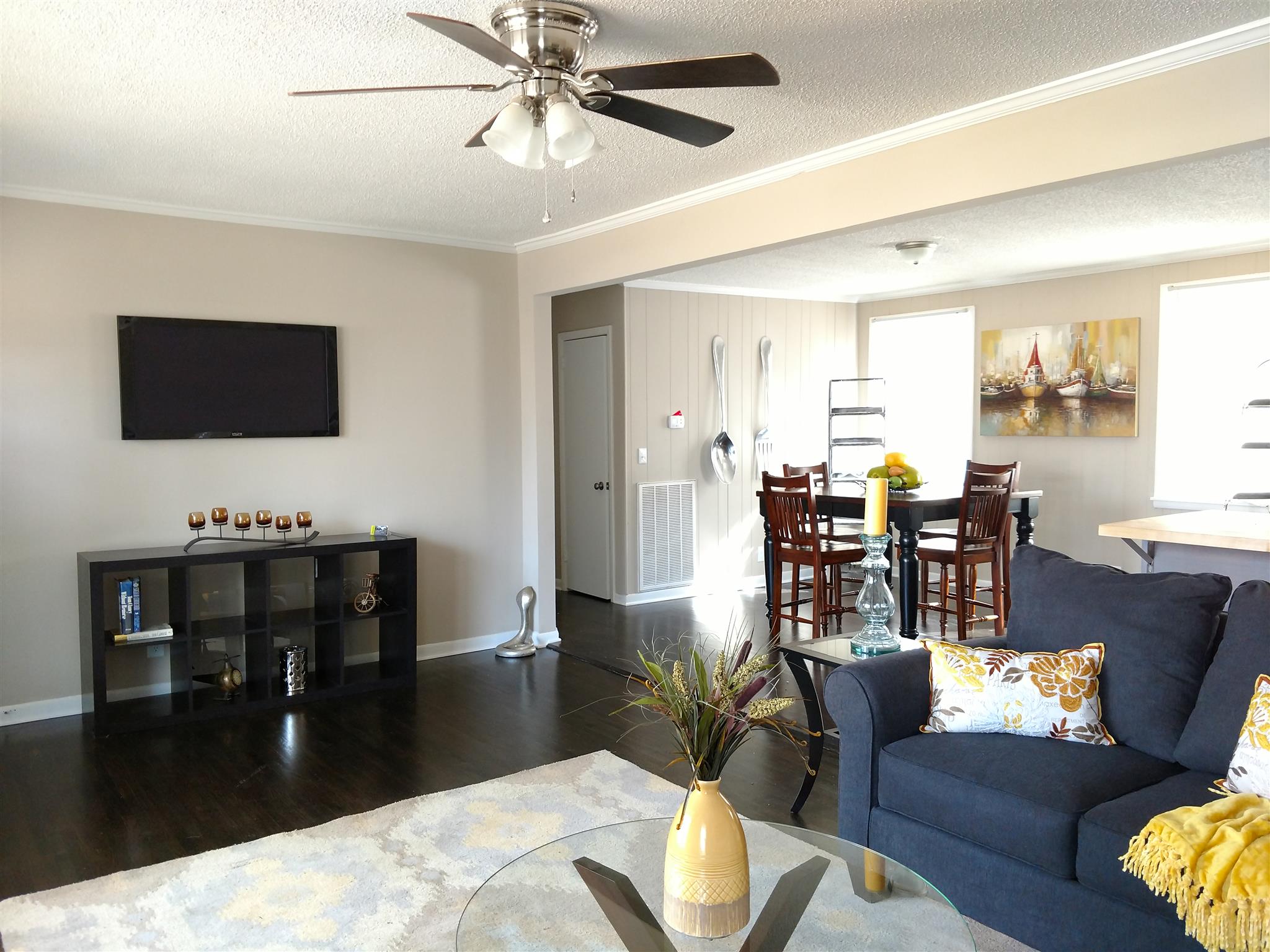 308 Notgrass Road Clarksville, TN 37042 - Photo 6 of 19 a living room with furniture and a flat screen tv