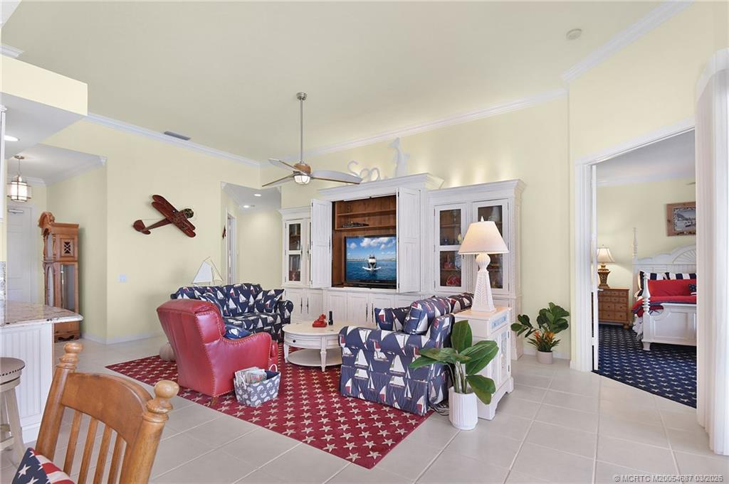 1541 Southwest Balmoral Trace Stuart, FL 34997 - Photo 14 of 52 a living room with furniture