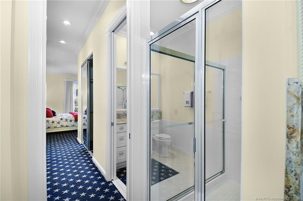 1541 Southwest Balmoral Trace Stuart, FL 34997 - Photo 37 of 52 a view of a hallway