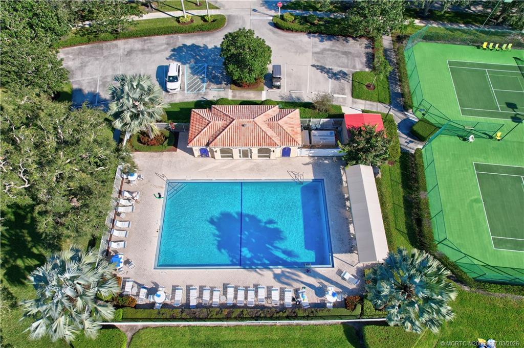 1541 Southwest Balmoral Trace Stuart, FL 34997 - Photo 51 of 52 an aerial view of a house
