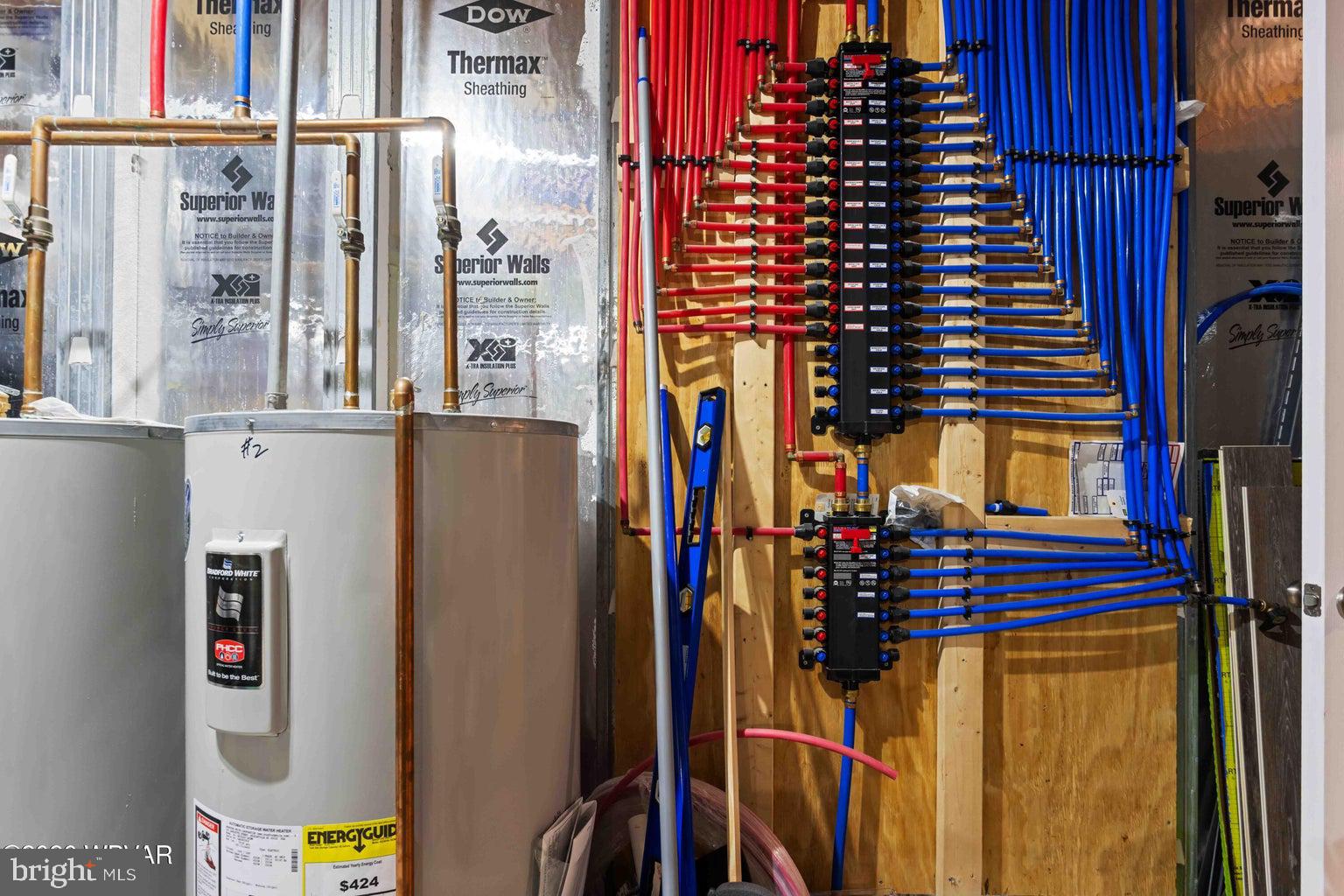 92 Easton Road Trout Run, PA 17771 - Photo 106 of 108 Efficient plumbing system in progress.
