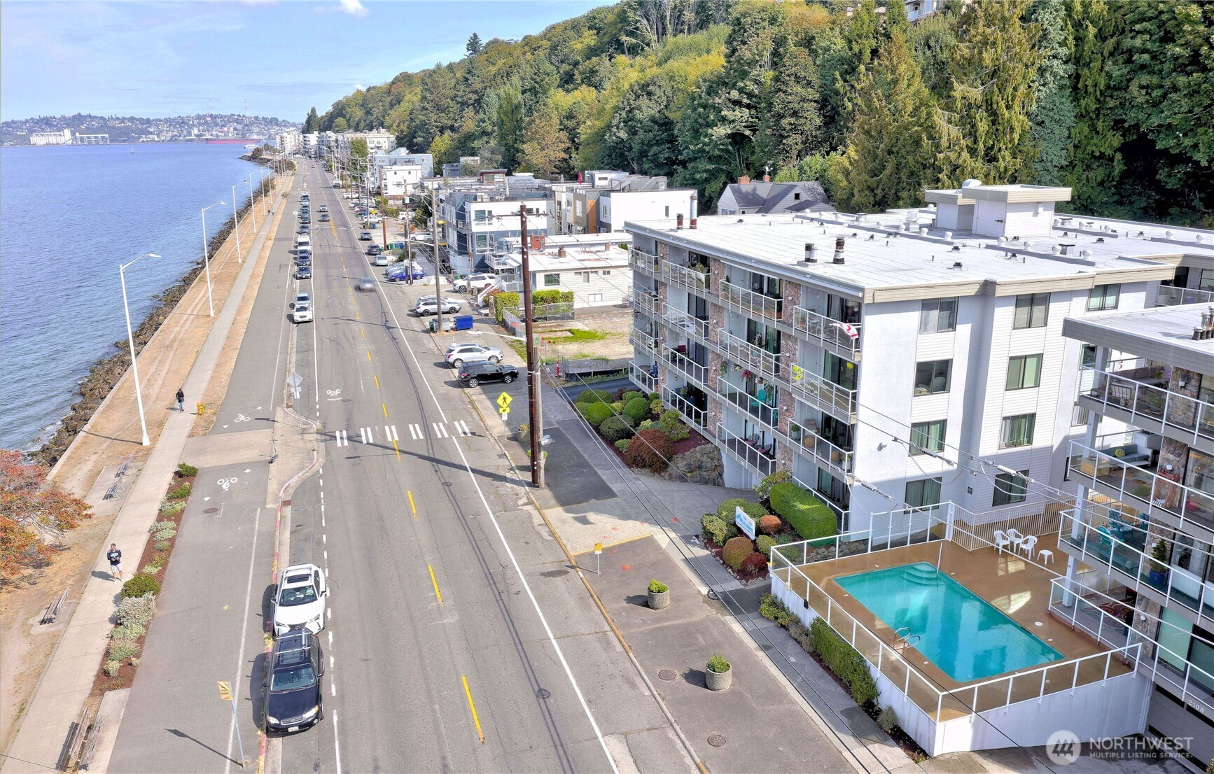 2104 Alki Avenue Southwest, Unit 205 Seattle, WA 98116 - Photo 35 of 39 a picture of city view