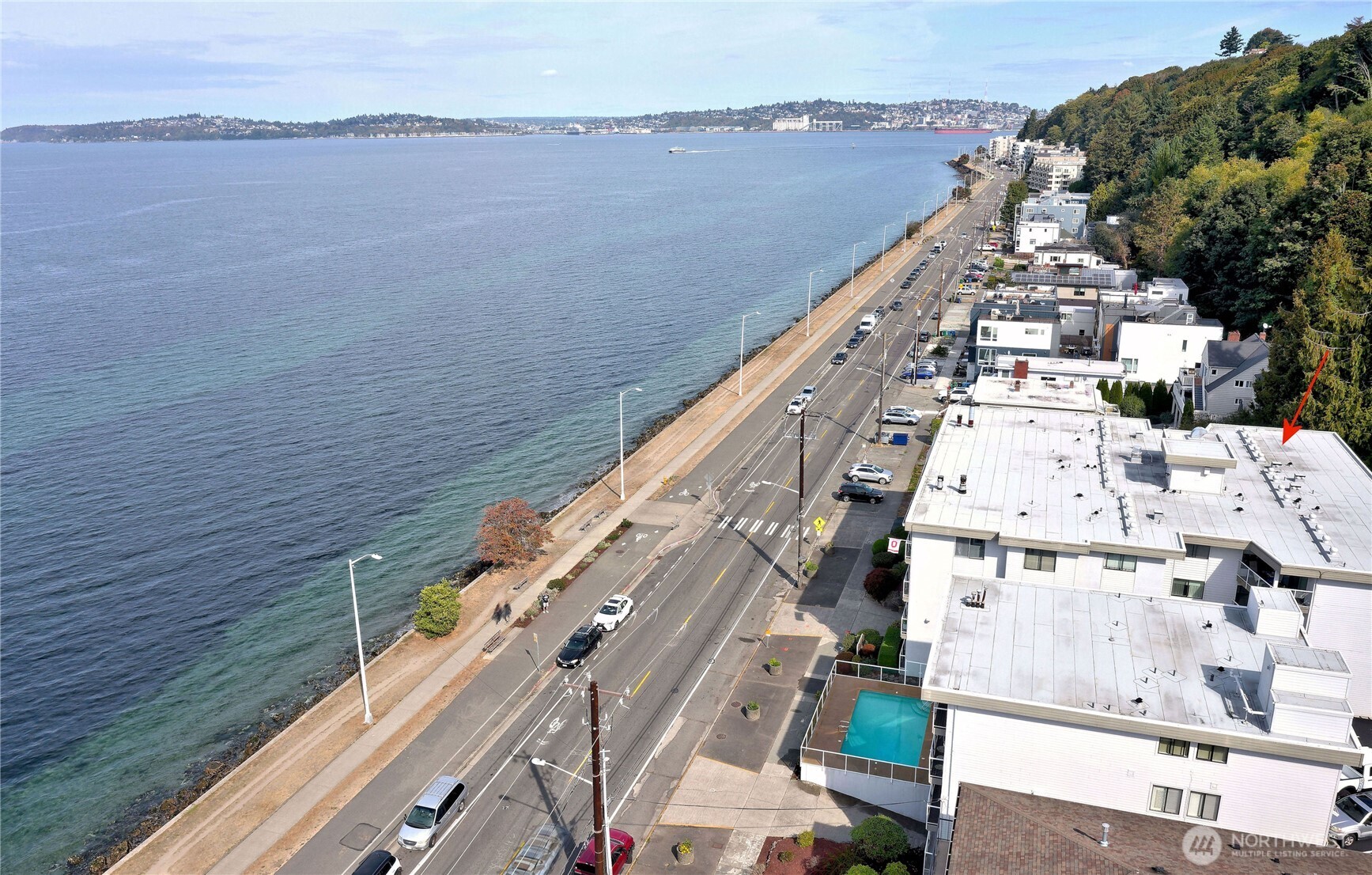 2104 Alki Avenue Southwest, Unit 205 Seattle, WA 98116 - Photo 36 of 39 a view of a city