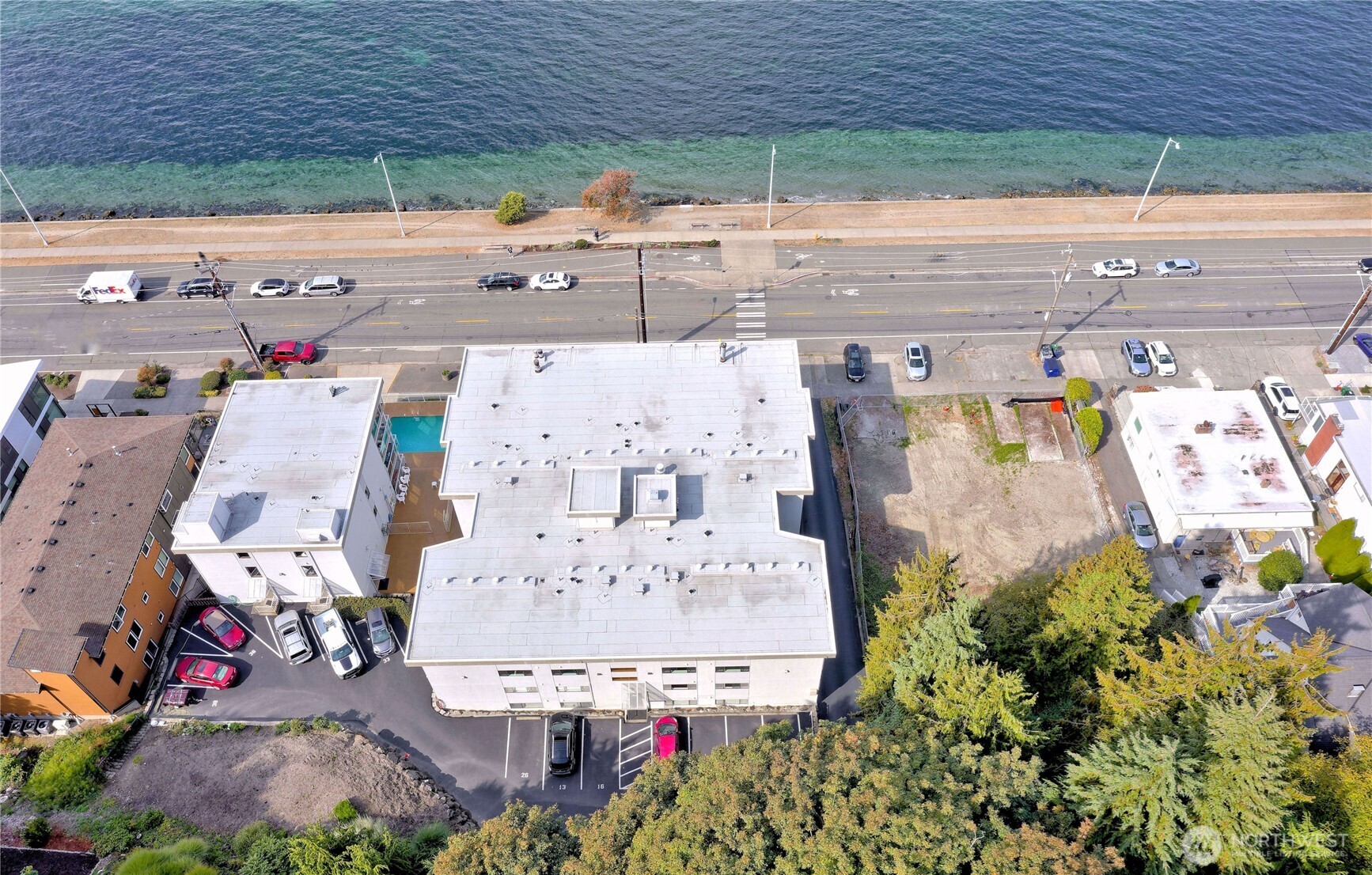 2104 Alki Avenue Southwest, Unit 205 Seattle, WA 98116 - Photo 37 of 39 a picture of a building with an outdoor space