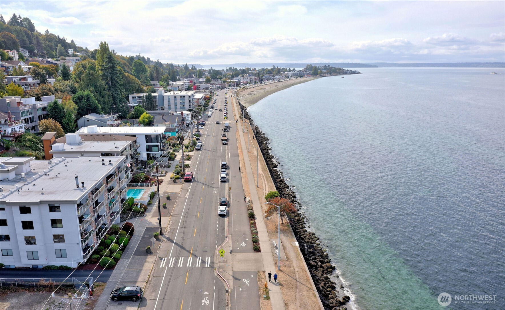 2104 Alki Avenue Southwest, Unit 205 Seattle, WA 98116 - Photo 39 of 39 a view of city and ocean