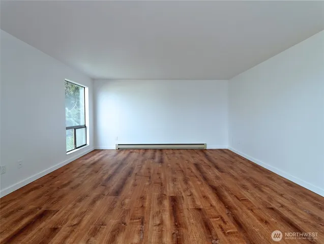 wooden floor in an empty room