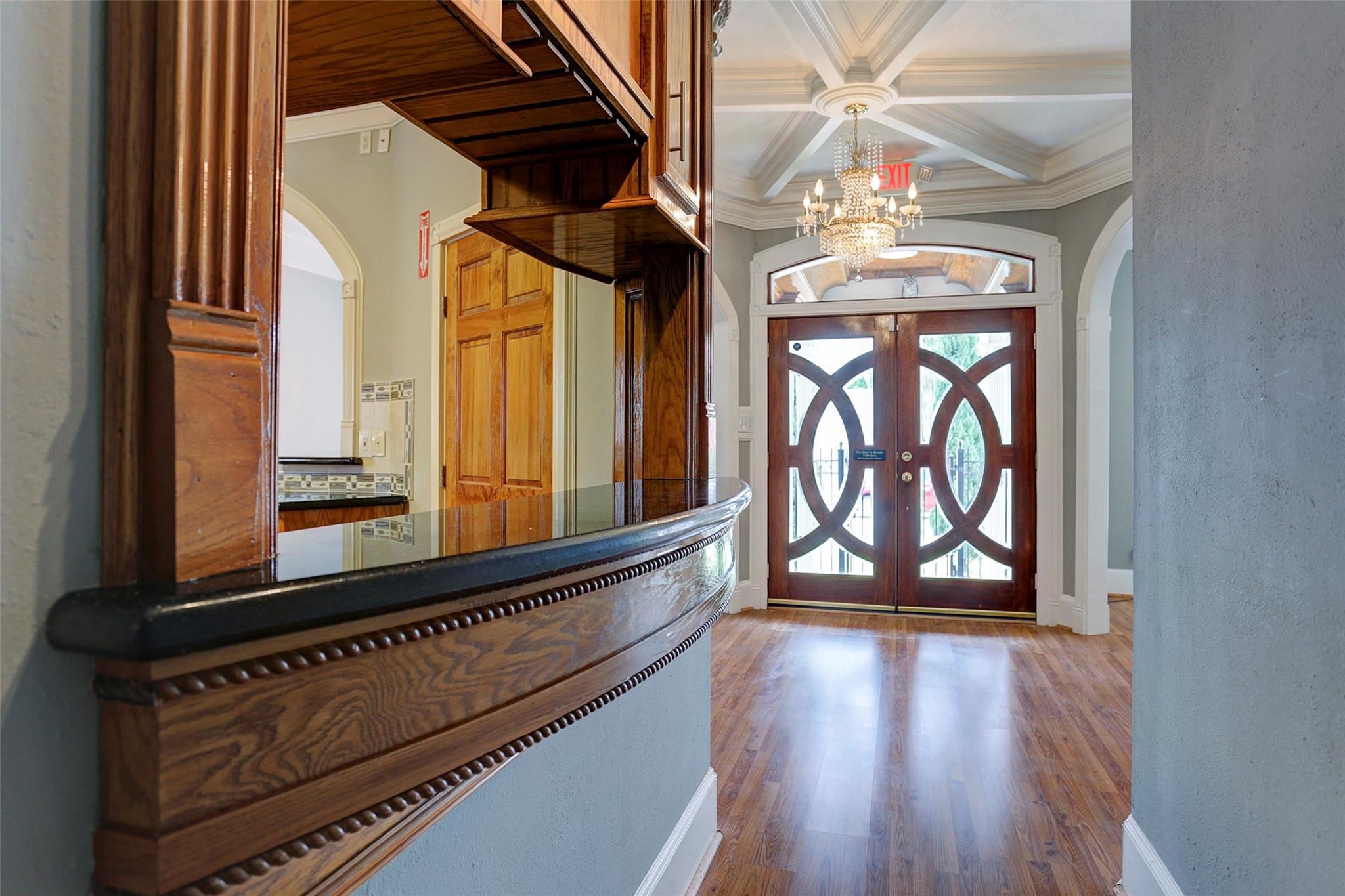 2709 Blodgett Street Houston, TX 77004 - Photo 8 of 27 a view of an entryway with wooden floor