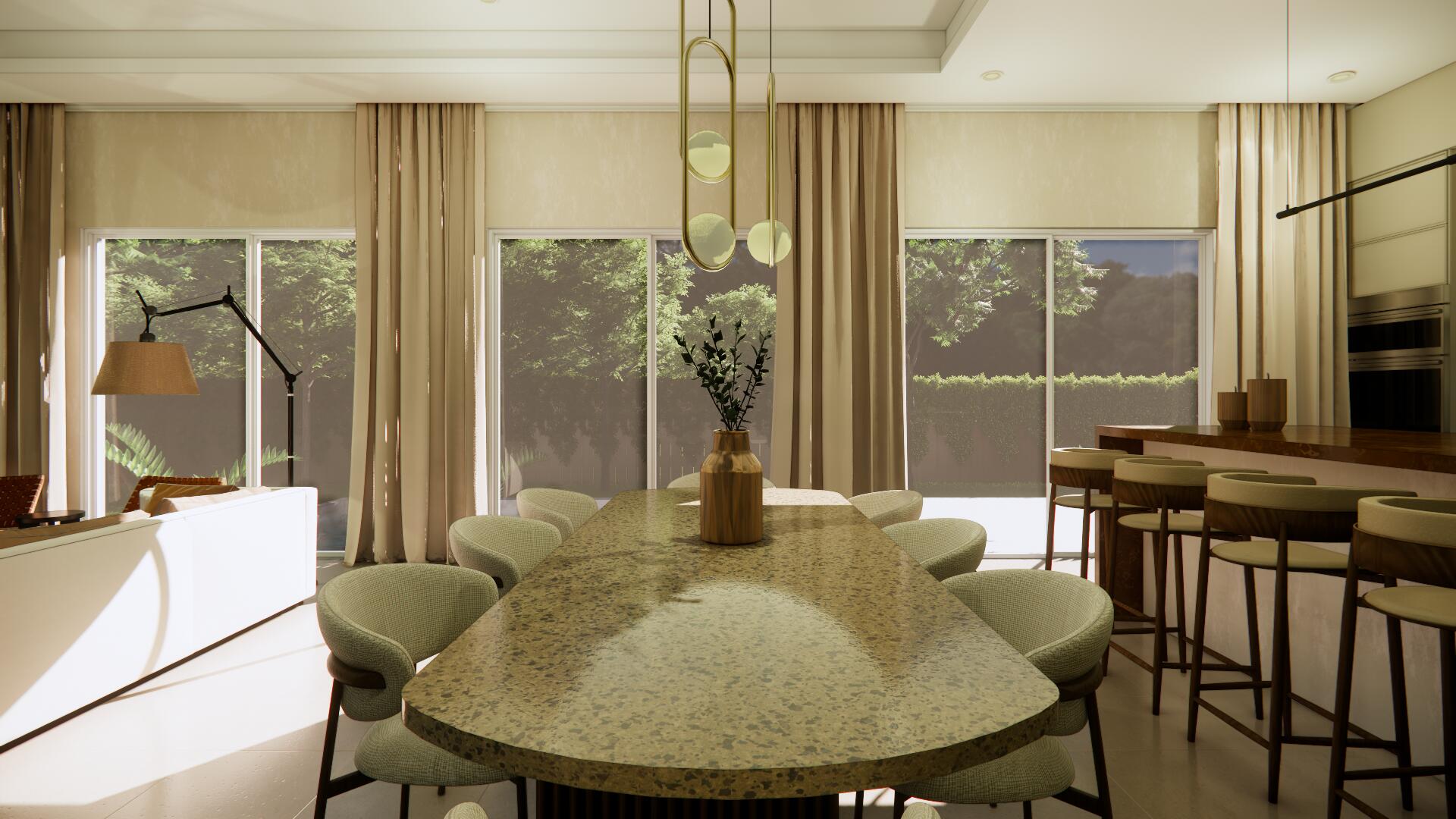 1963 Bonnie Street Boca Raton, FL 33486 - Photo 13 of 23 a view of a dining room with furniture window and outside view