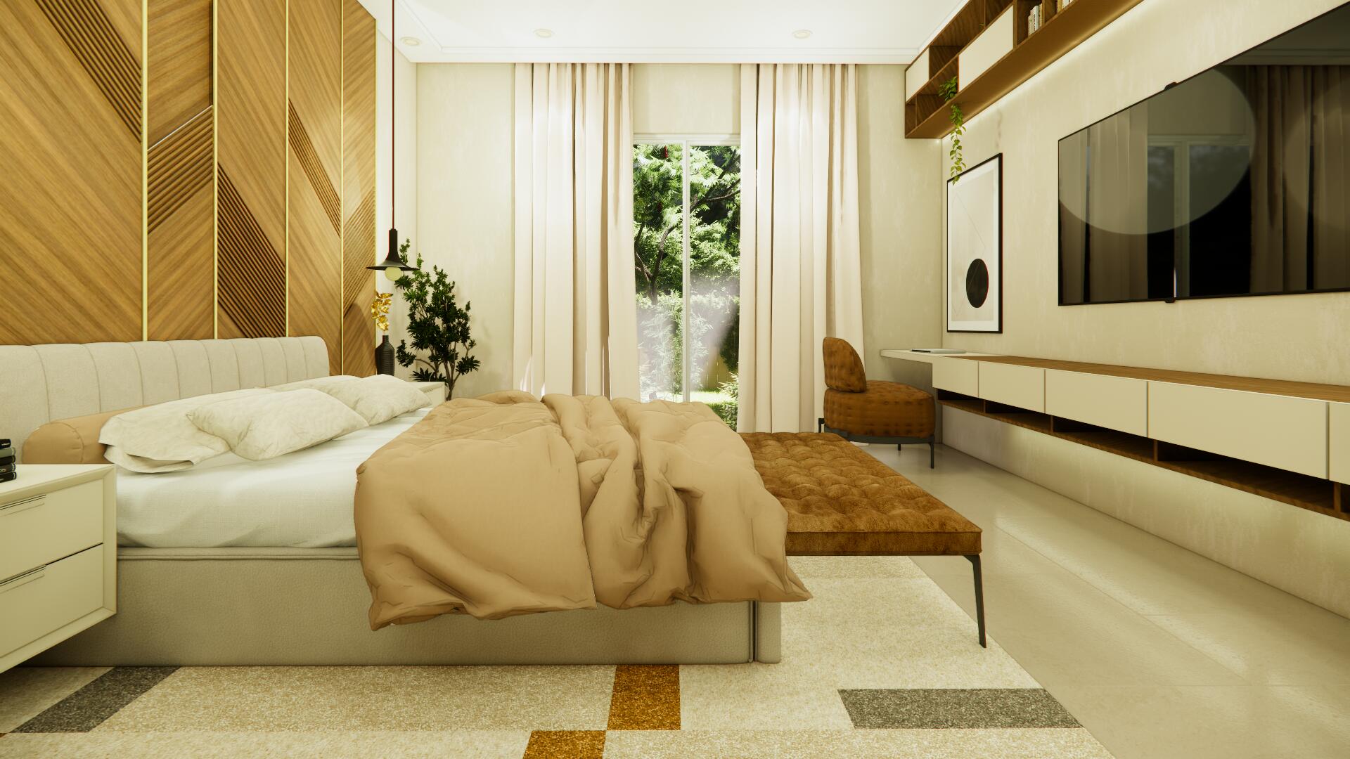 1963 Bonnie Street Boca Raton, FL 33486 - Photo 15 of 23 a bedroom with a bed and wooden floor