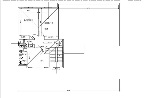 a spacious bedroom with a bed a mirror and a window