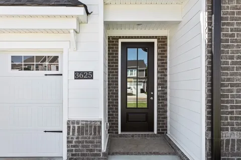 a view of front door of house