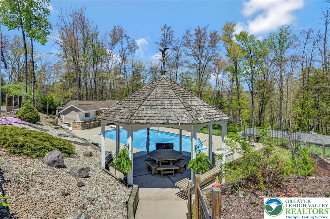 1284 Burger Hollow Road Effort, PA 18330 - Photo 75 of 100 Wooden Gazebo Style Pavilion