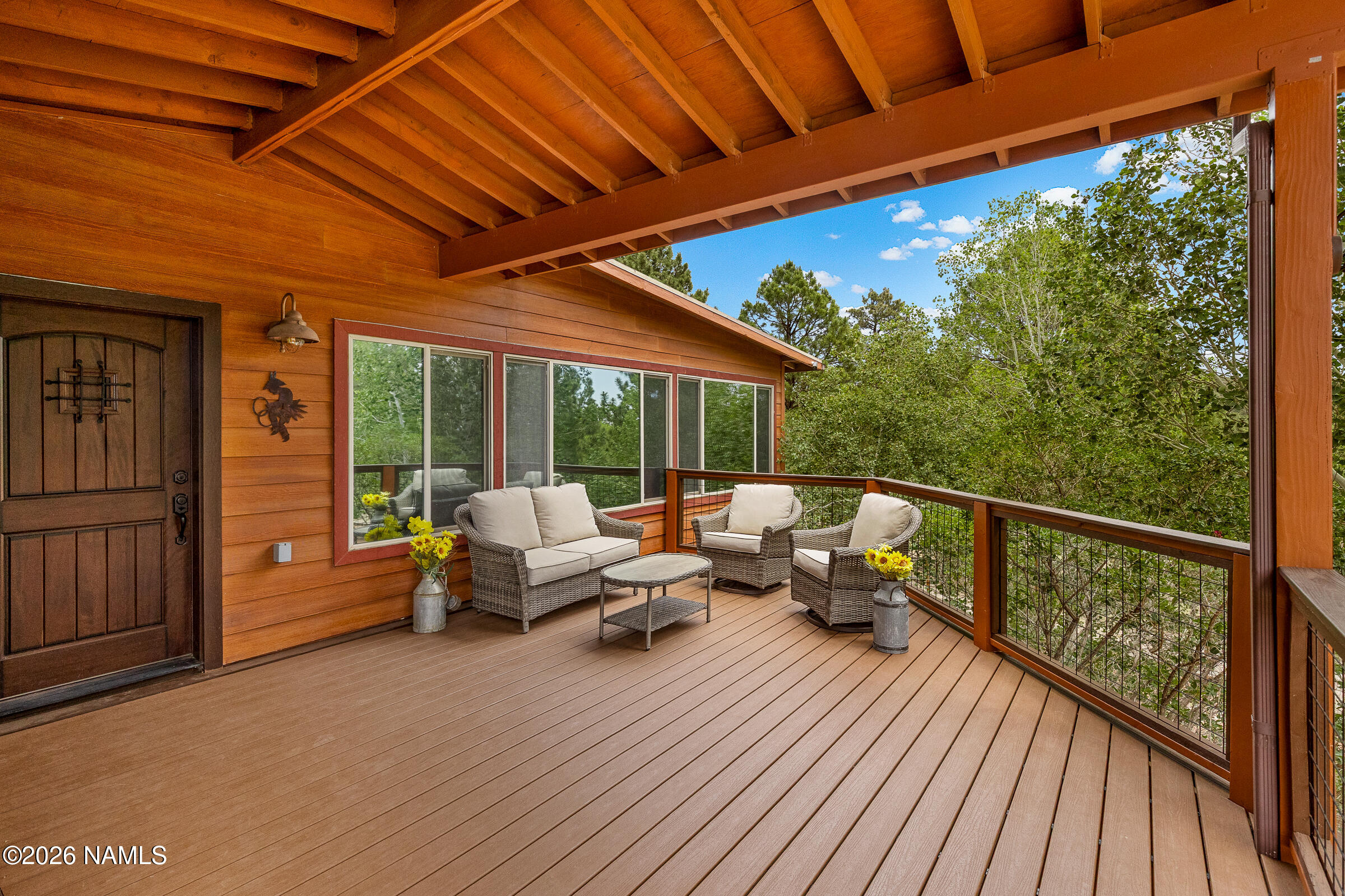 8921 Hulls Road Flagstaff, AZ 86004 - Photo 4 of 80 Gorgeous Covered Deck