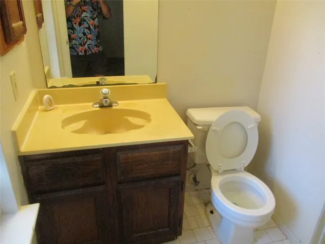 a bathroom with a sink and a toilet