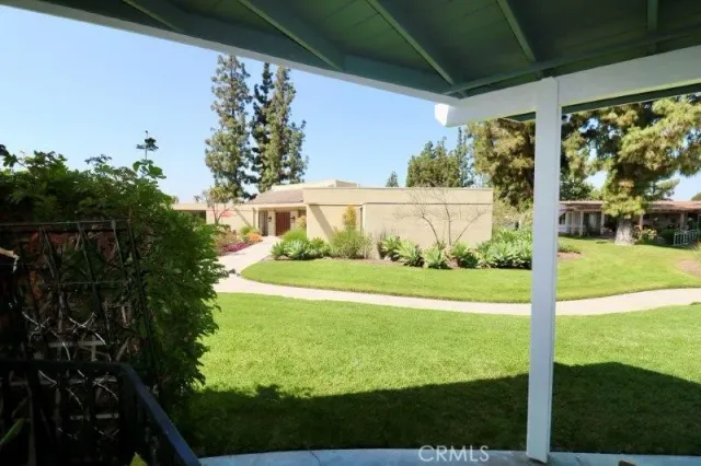 a view of outdoor space and porch