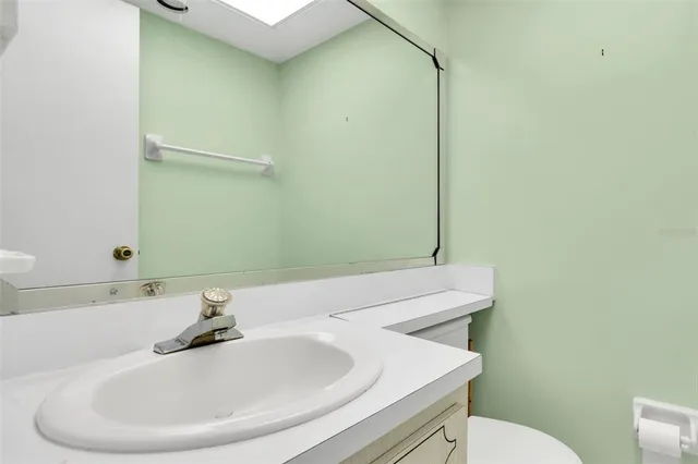 a bathroom with a sink and a toilet