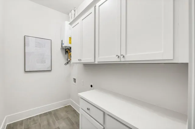 a utility room with a sink