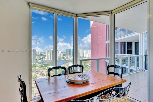 a view of a balcony with an outdoor space