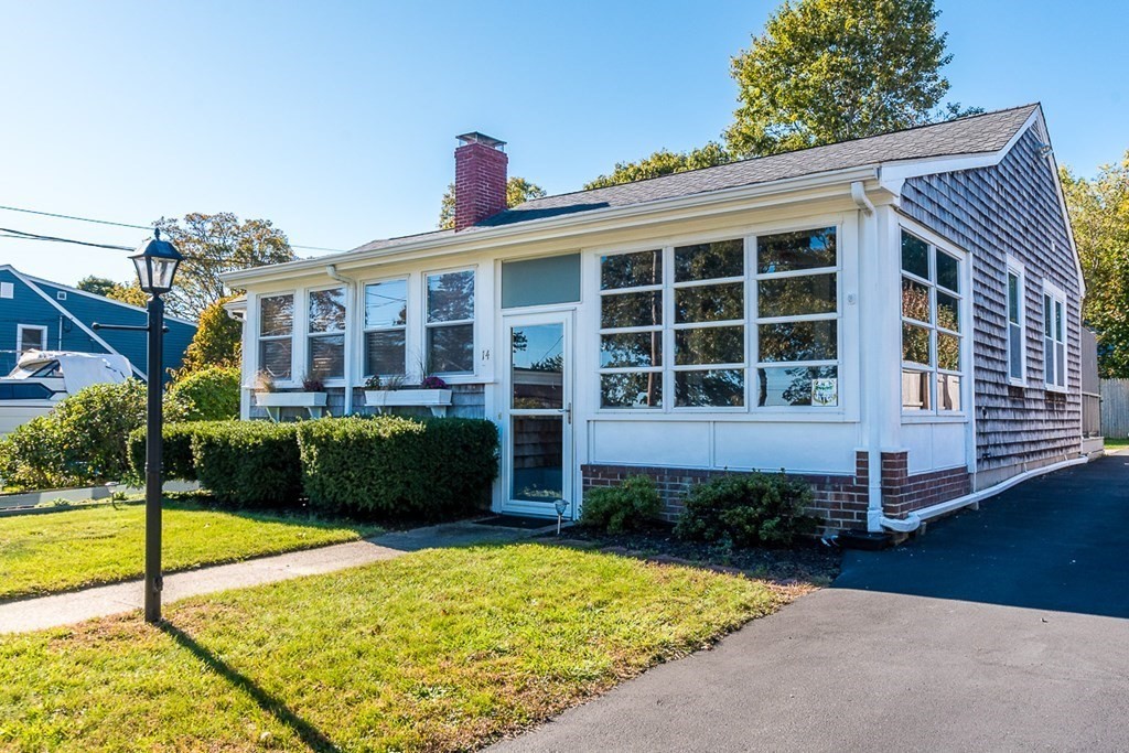 14 Wenonah Road Wareham, MA 02532 - Photo 1 of 40 a front view of a house with a yard