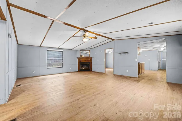 a view of a partially built entryway with stairs