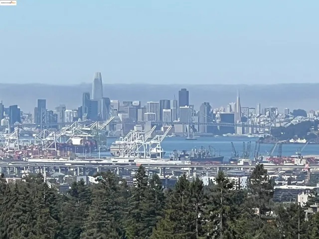 a view of a city with tall buildings