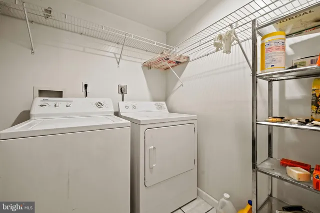 a view of a swimming pool and an outdoor space