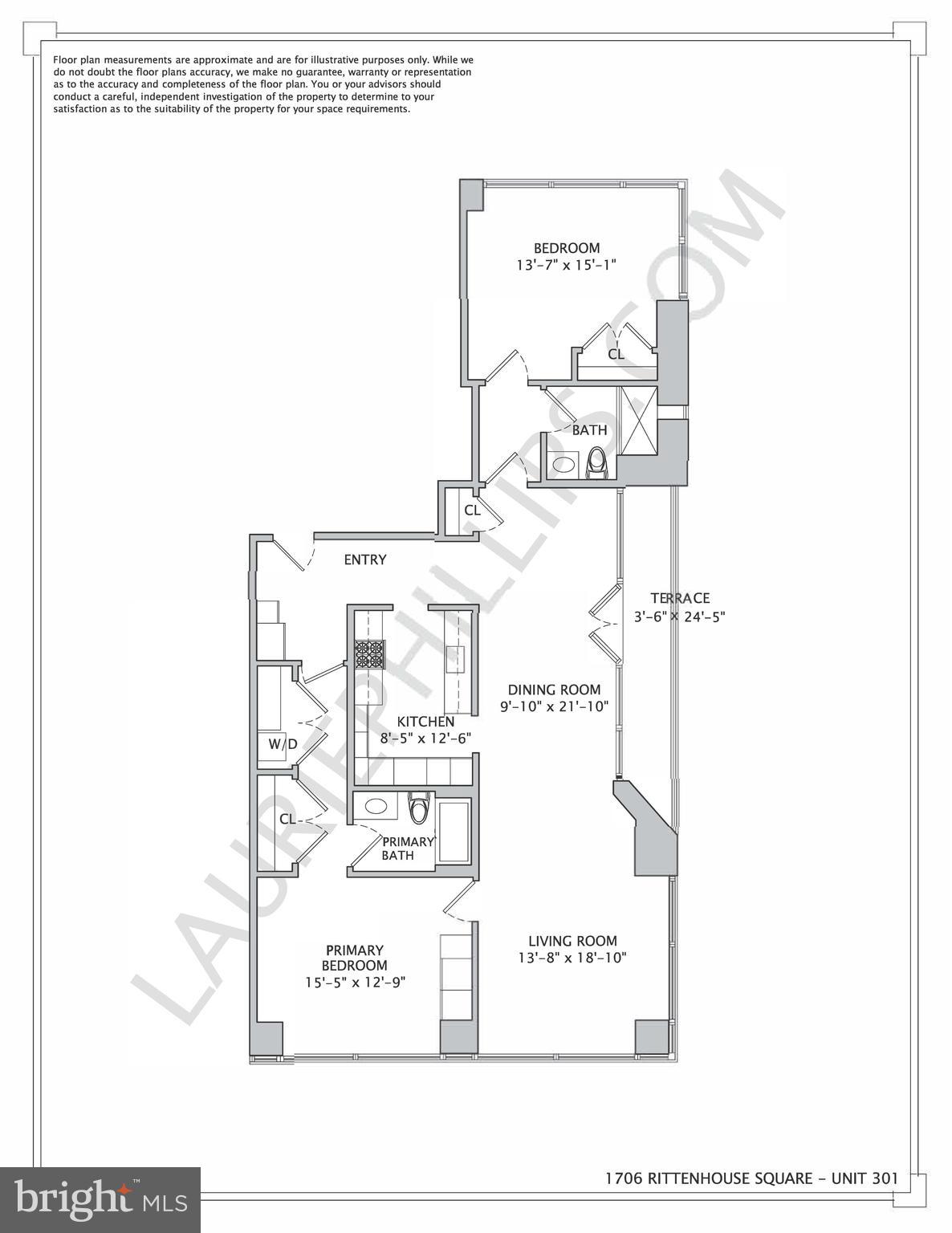 1706 Rittenhouse Square, Unit 301 Philadelphia, PA 19103 - Photo 23 of 32 Gallery Image 23