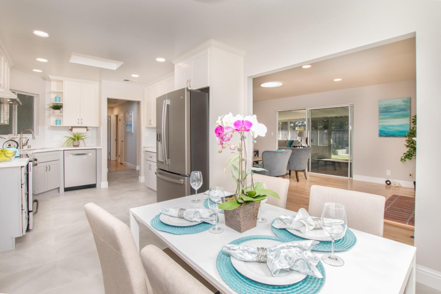 3416 Tracy Drive Santa Clara, CA 95051 - Photo 8 of 26 a dining room with furniture and wooden floor