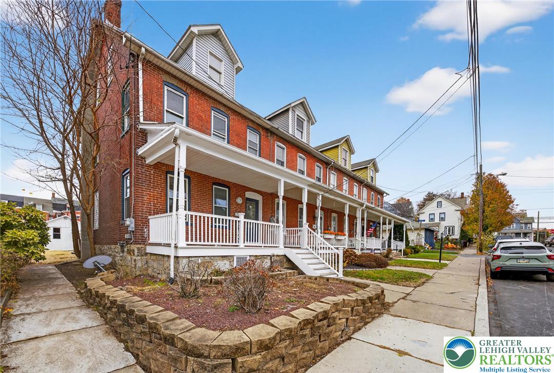 43 Evergreen Street Nazareth, PA 18064 - Photo 2 of 39 a front view of a house with a yard