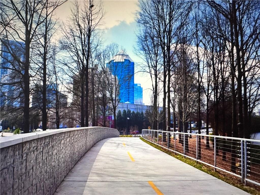 3475 Oak Valley Road Northeast, Unit 980 Atlanta, GA 30326 - Photo 42 of 42 a view of balcony with a potted plant