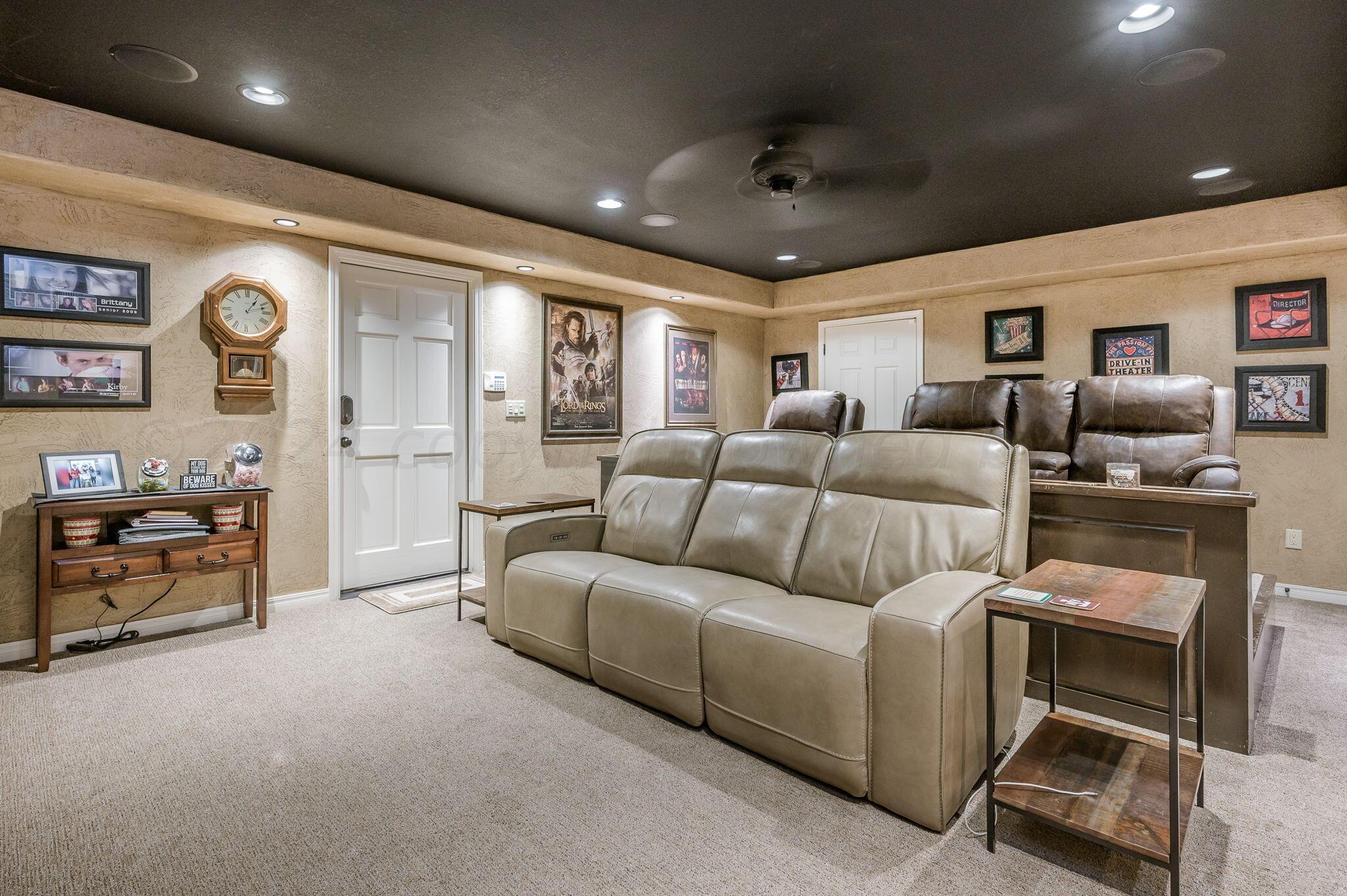 3518 Danbury Drive Amarillo, TX 79109 - Photo 14 of 59 Movie Room