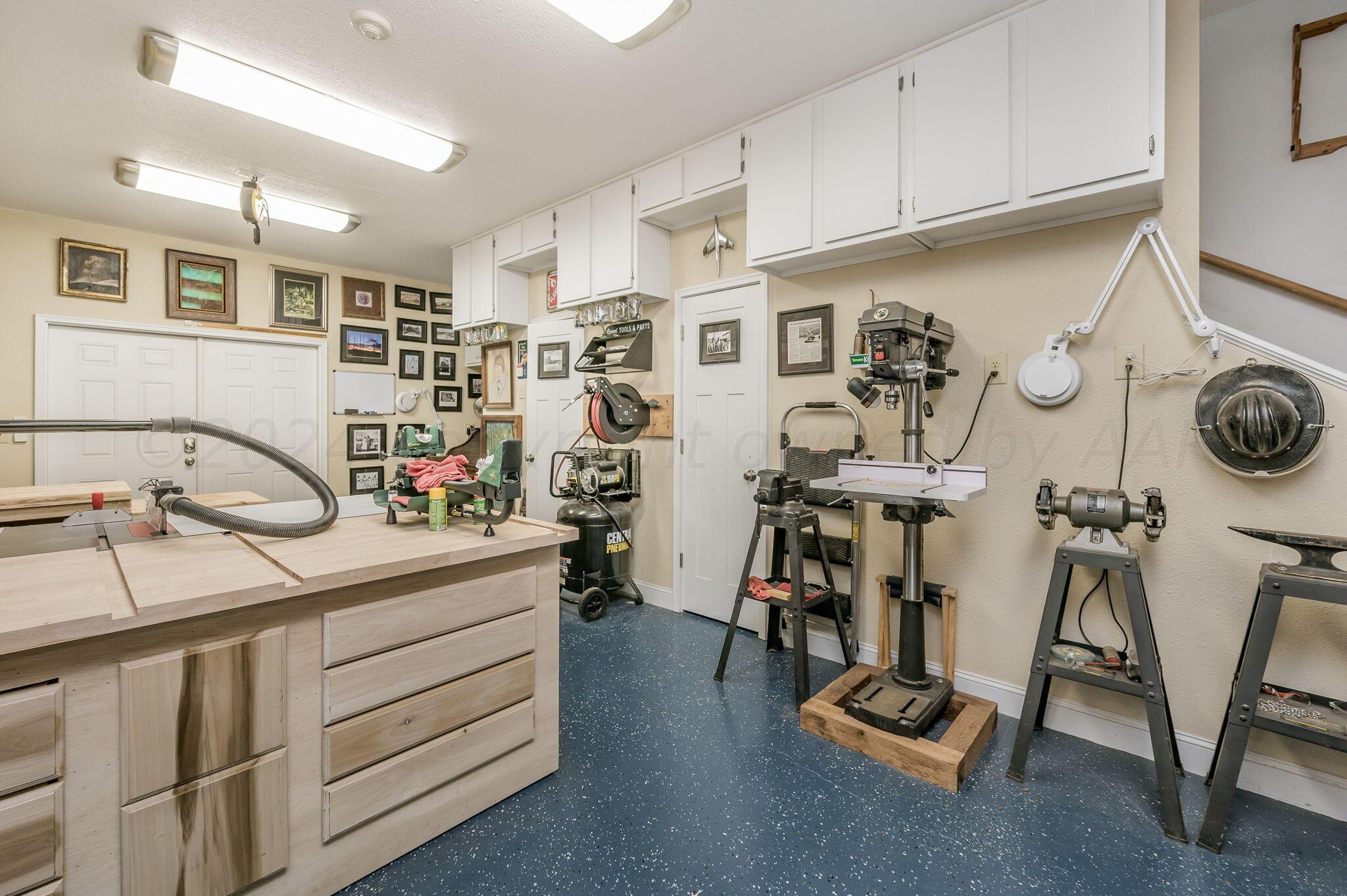 3518 Danbury Drive Amarillo, TX 79109 - Photo 37 of 59 a view of a room with gym equipment