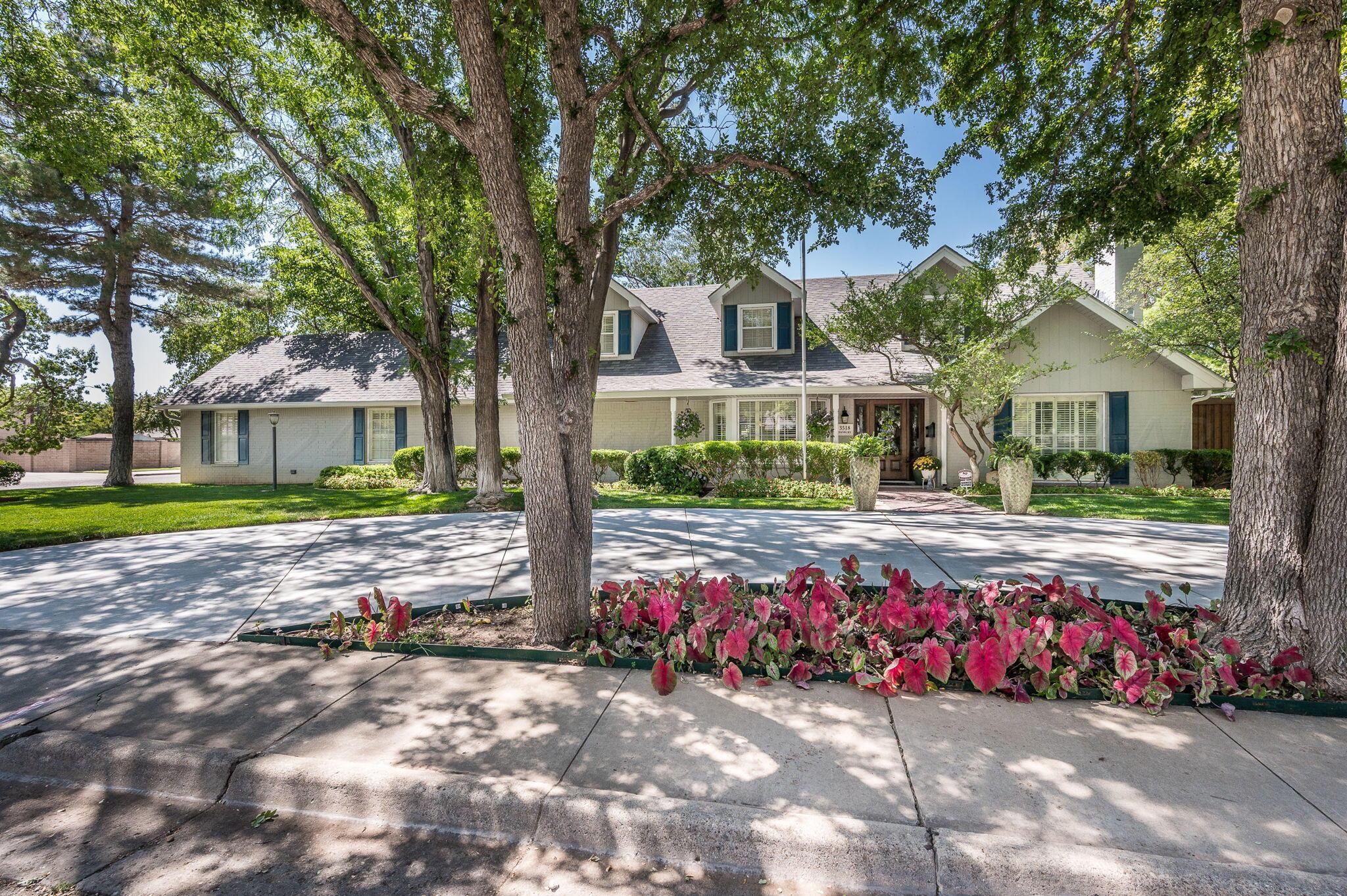 3518 Danbury Drive Amarillo, TX 79109 - Photo 59 of 59 a front view of a house with garden