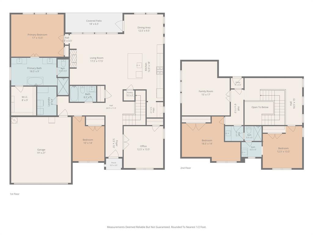 7112 Branch Road Fort Worth, TX 76179 - Photo 39 of 39 Floor plan with estimated dimensions.