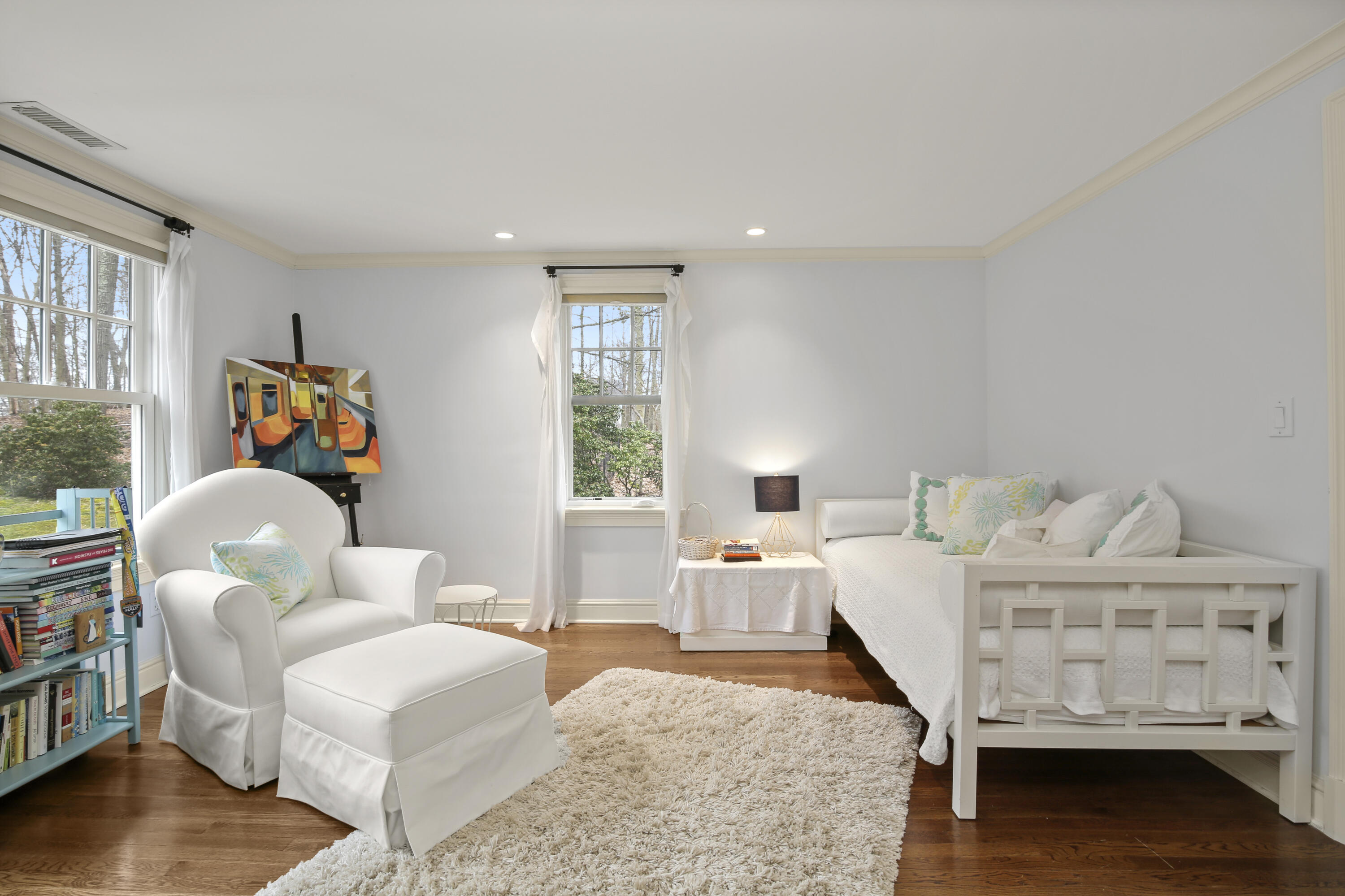 346 Frogtown Road New Canaan, CT 06840 - Photo 22 of 36 a bedroom with furniture and a window