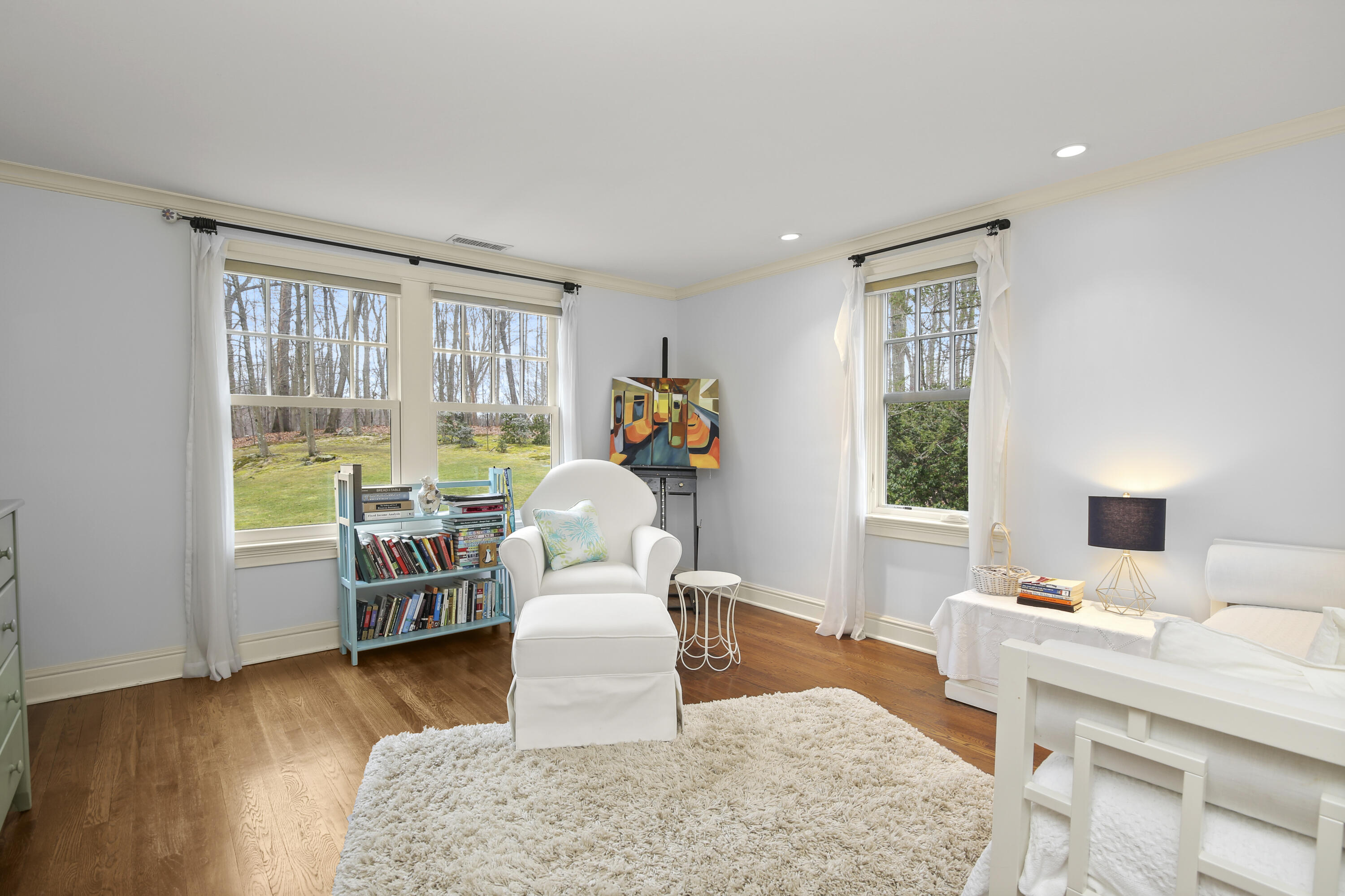 346 Frogtown Road New Canaan, CT 06840 - Photo 23 of 36 a living room with furniture and wooden floor