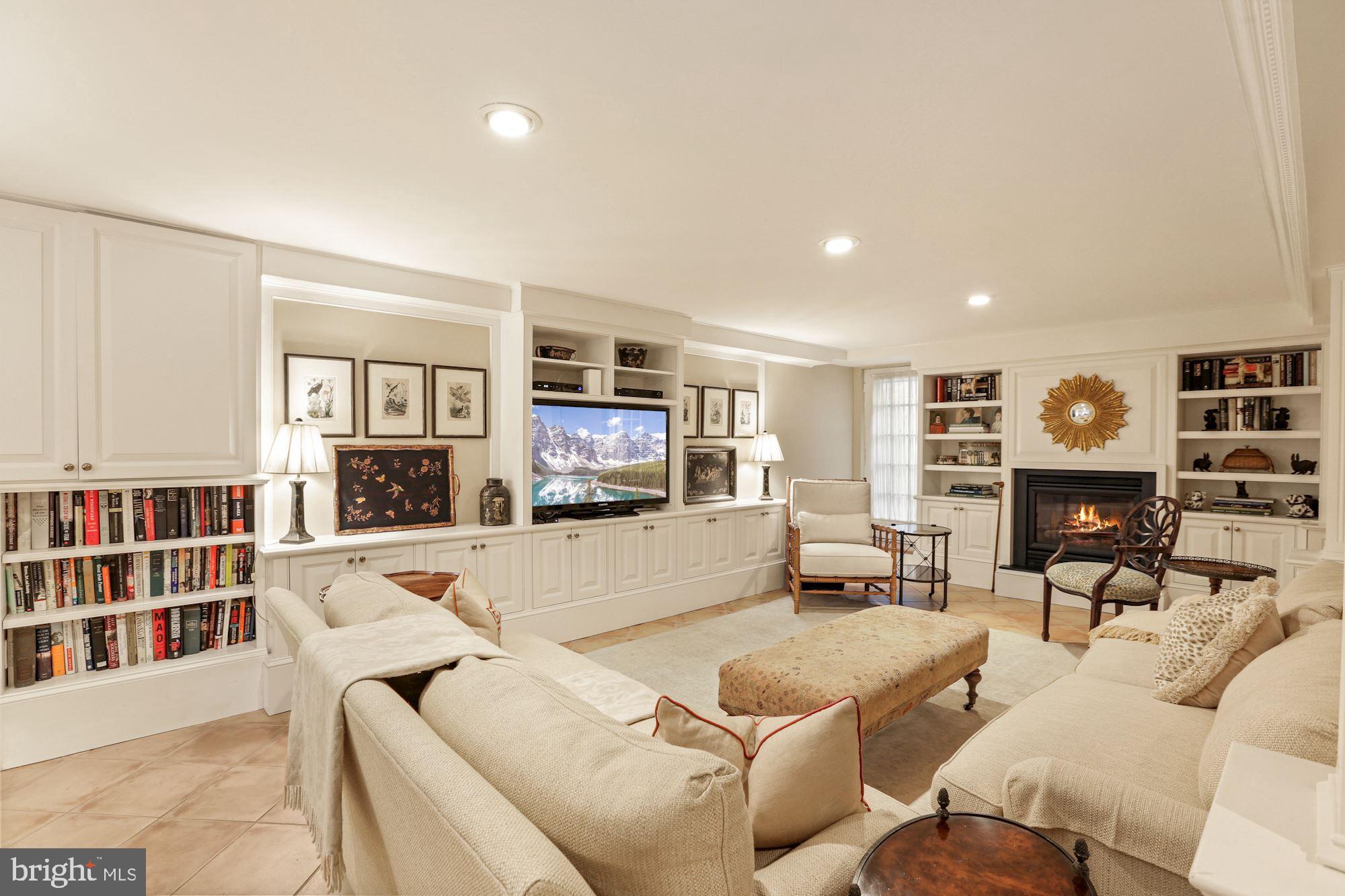 3040 O Street Northwest Washington, DC 20007 - Photo 16 of 20 Lower Level Family Room