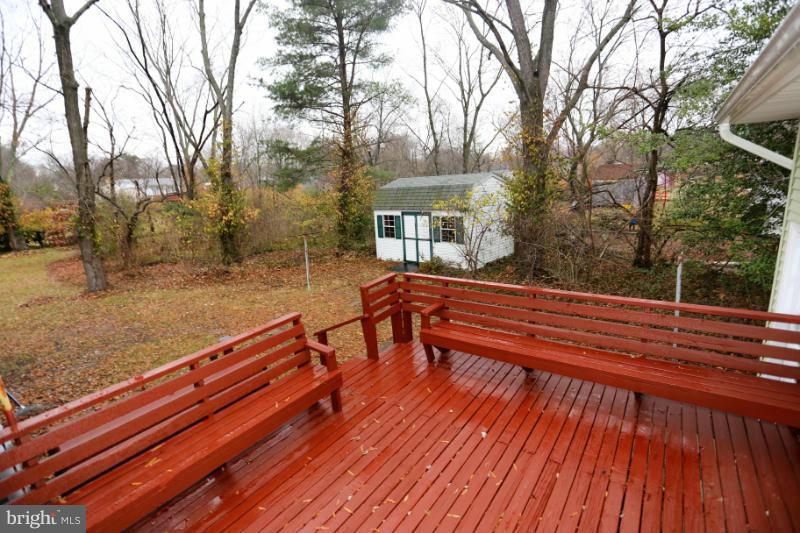 6610 Woodley Road Clinton, MD 20735 - Photo 22 of 24 Rear Deck And Shed