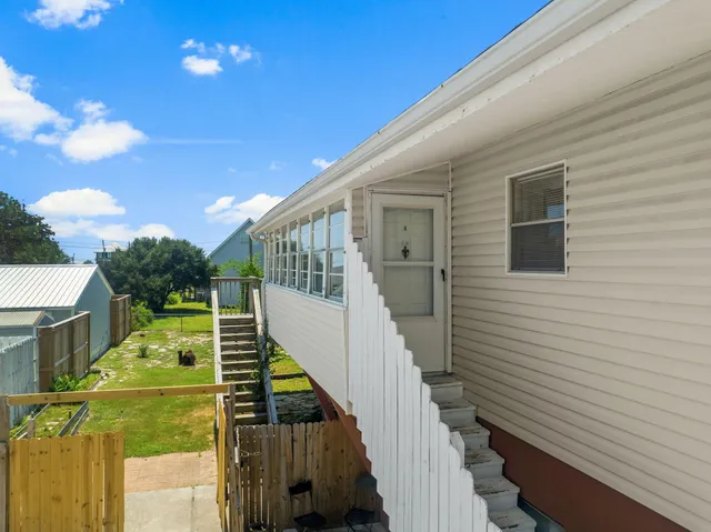 a view of a house with a balcony