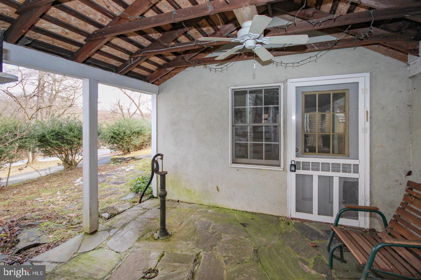 432 Old Forge Road Media, PA 19063 - Photo 36 of 41 a view of a porch with a table and chairs