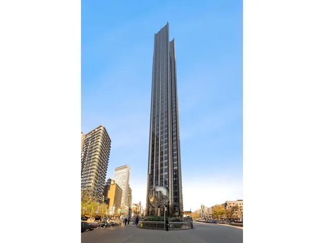 a view of a city with tall buildings