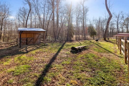 16501 River Road Chesterfield, VA 23838 - Photo 35 of 49 a view of a backyard with trees
